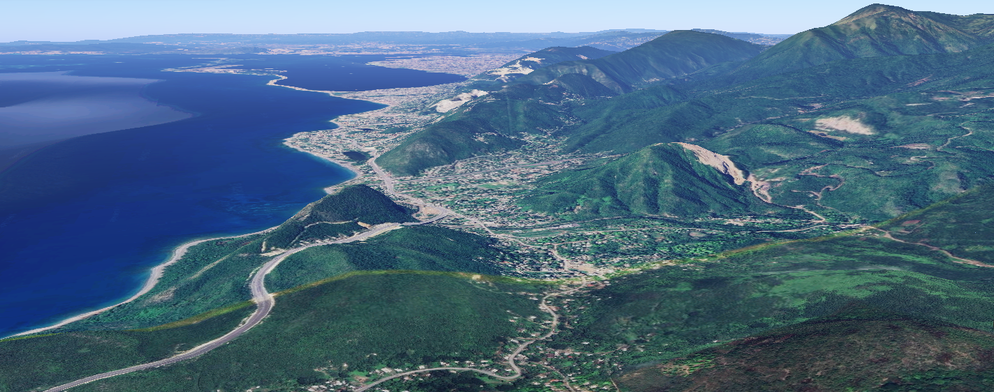 Aerial view of the TAINACA site, St. Thomas Parish, Jamaica